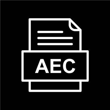 dosya biçimi simgesi, vektör illüstrasyonu