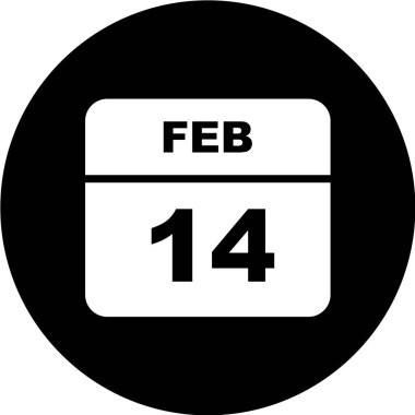 Tarih için takvimi olan illüstrasyon