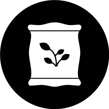 tohum web simgesi vektör illüstrasyonu 