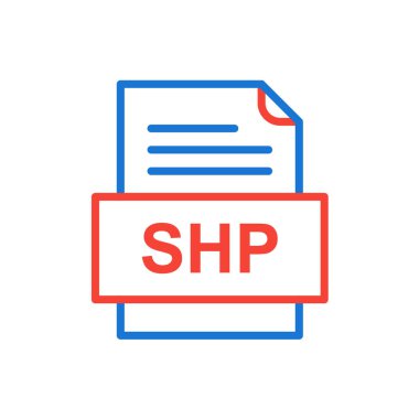 dosya biçimi simgesi, vektör illüstrasyonu