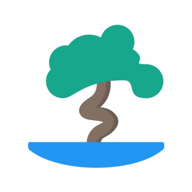 Bahçıvanlık simgesi evli tasarım vektörü illüstrasyonu