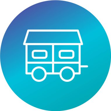 Emlak simgesi vektör illüstrasyonu