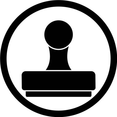 Siyah ve beyaz simgesinin vektör illüstrasyonu