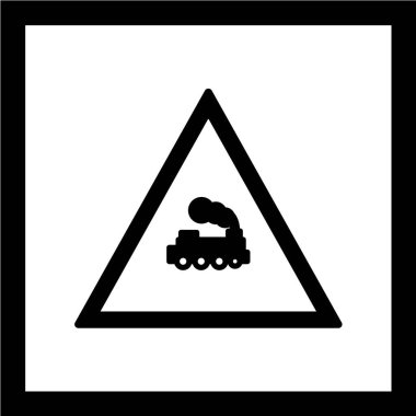 Yol simgesi, vektör illüstrasyonu