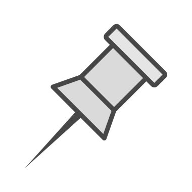 Pin Simgesi Biçimlendirme Tarzı İzole Arkaplan