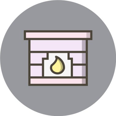 minimalist vektör illüstrasyonu, uygulama simgesi