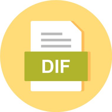 dosya biçimi simgesi, vektör illüstrasyonu