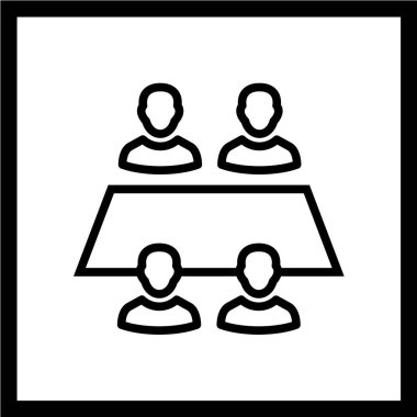 iletişim vektörü illüstrasyonu, basit simge