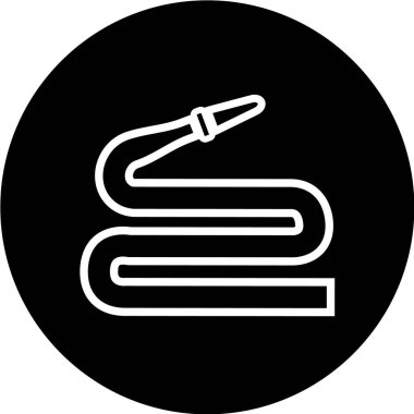 Hortum tipi web simgesi vektör illüstrasyonu 