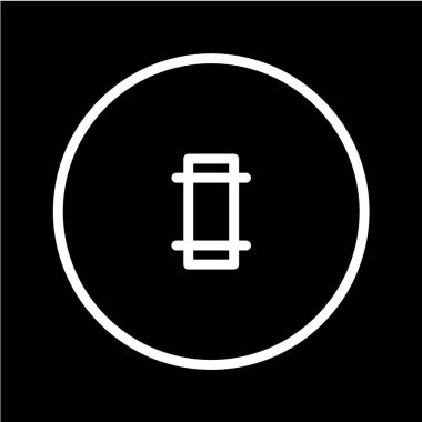 Modern b 'nin vektör illüstrasyonu simge çekicinden yoksun