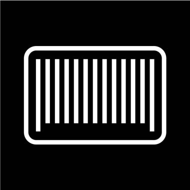 barkod simgesi vektör illüstrasyonu