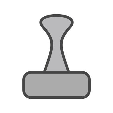 Klipsleme Simgesi Moda Biçiminde İzole Arkaplan       