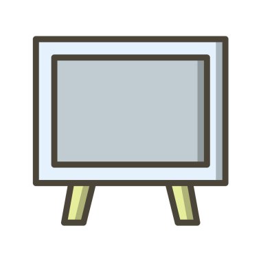 Beyaz arkaplanda boş ilan panosu