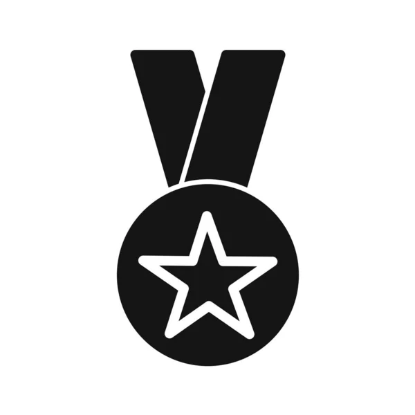 Ícone Medalha Ilustração Vetorial —  Vetores de Stock