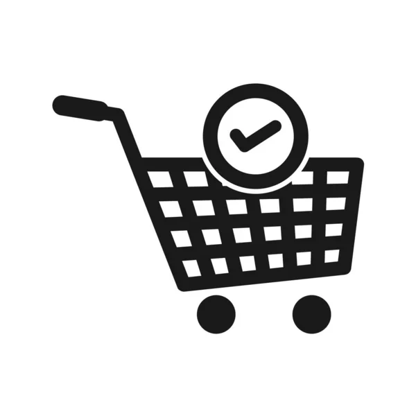 Shopping Cart Icon Vector Illustration — Stock Vector