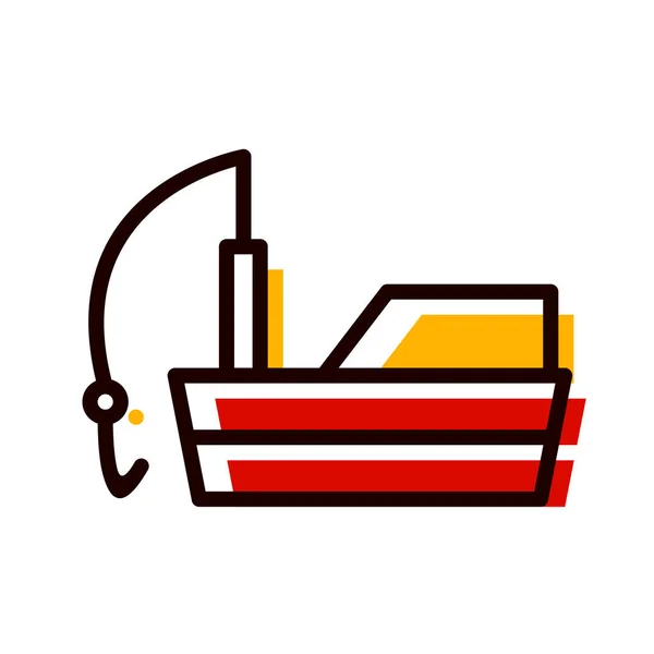 Cargo Ship Icon Vector Illustration Graphic Design — Stock Vector