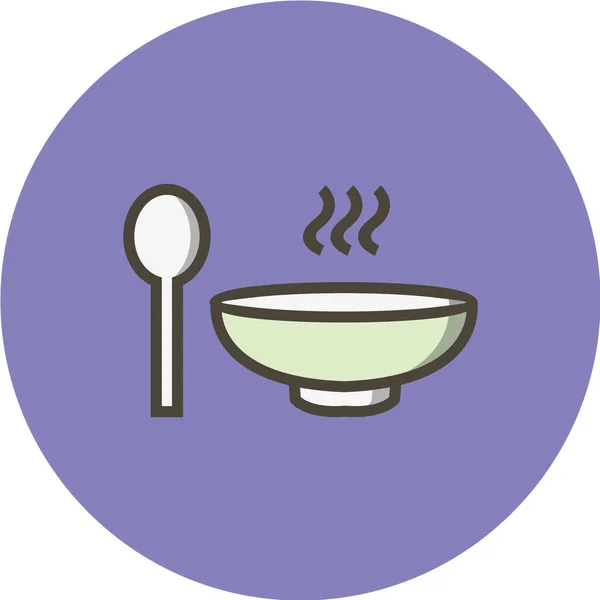 Їжа Напої Веб Іконка Векторні Ілюстрації — стоковий вектор