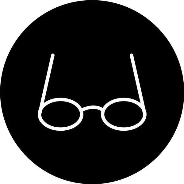 Óculos Ícone Ilustração Vetorial — Vetor de Stock