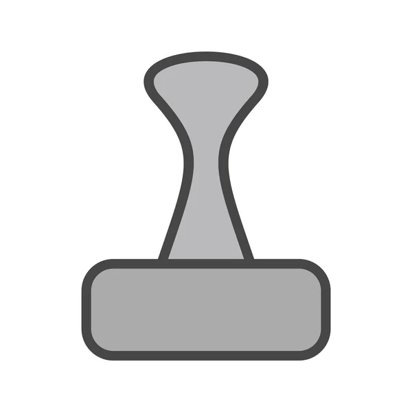 Clip Symbol Trendigen Stil Isolierten Hintergrund — Stockvektor