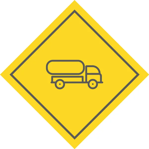 Pictogram Verkeersbord Vectorillustratie — Stockvector