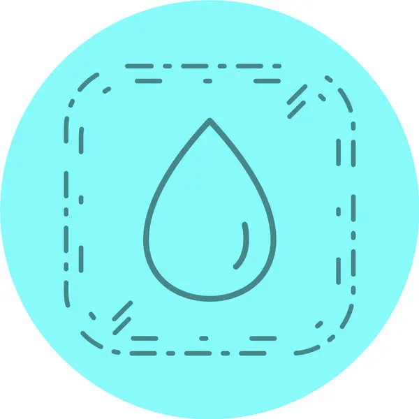 水の滴のベクトル図 — ストックベクタ
