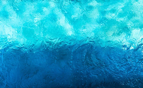 Résumé Surface Eau Dans Les Tons Marine Bleu Sur Piscine — Photo