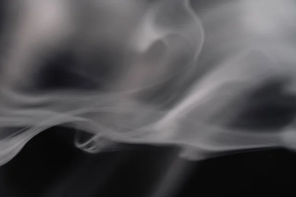 Een Close Shot Van Sigaret Vape Witte Rook Een Zwarte — Stockfoto