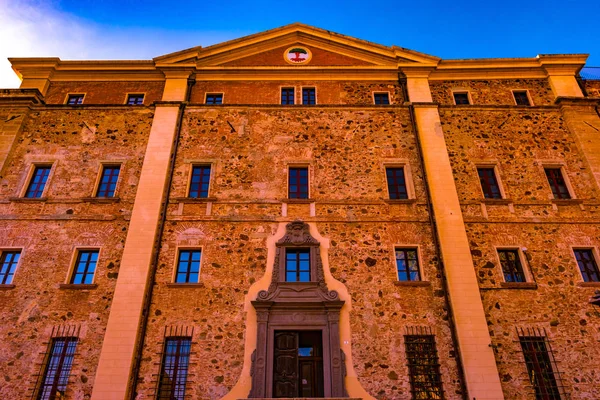 Palacio Medieval Trachyte Uno Los Hitos Oristano Cerdeña Italia —  Fotos de Stock
