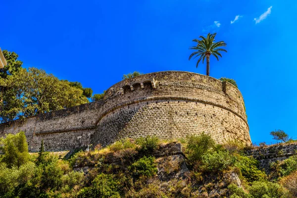 Fort Van Prince Palace Klif Fontvielle Monte Carlo Monaco Côte — Stockfoto