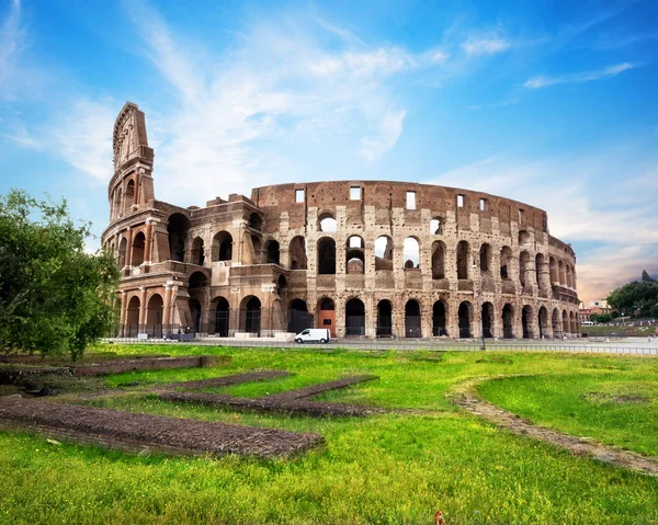 Ancient Colosseum Rome Roman Forum — Stock Photo, Image