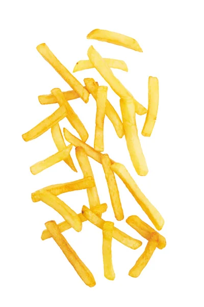 Pommes Frites Isoliert Auf Weißem Hintergrund — Stockfoto