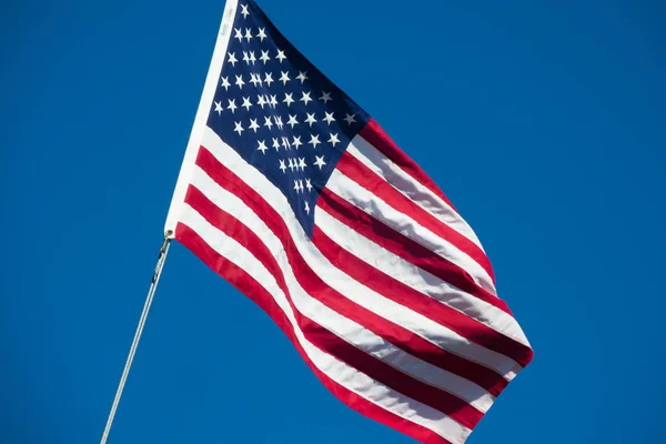 Amerikas Förenta Stater Flagga Stjärna Sned Banner Stjärnor Och Ränder — Stockfoto