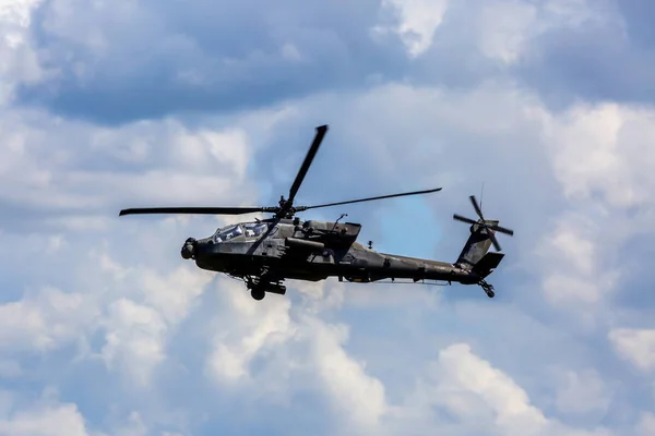 Blackhawk Apache Treinamento Militar Internacional Saber Strike 2017 Adazi Letônia — Fotografia de Stock