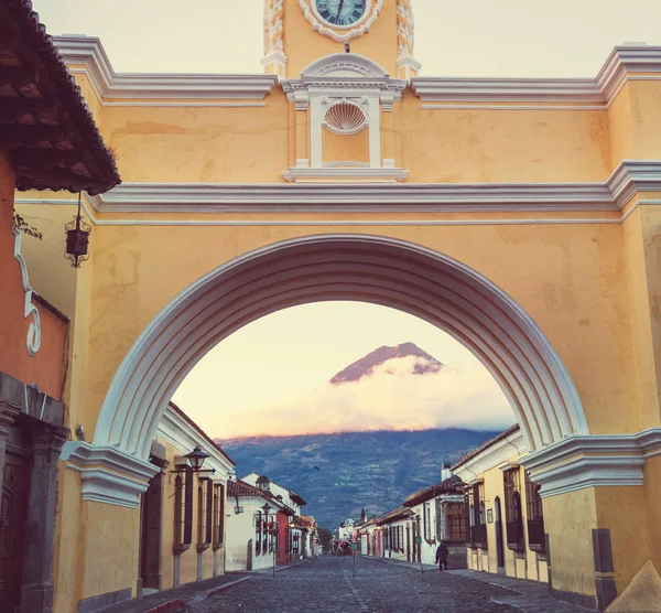 Koloniale Architectuur Antigua Guatemala Stad Centraal Amerika Guatemala — Stockfoto