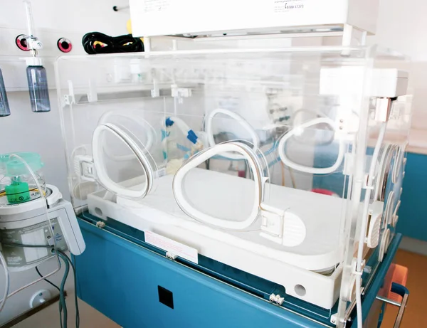 Infant Incubator Equipment Unidade Terapia Intensiva Neonatal — Fotografia de Stock