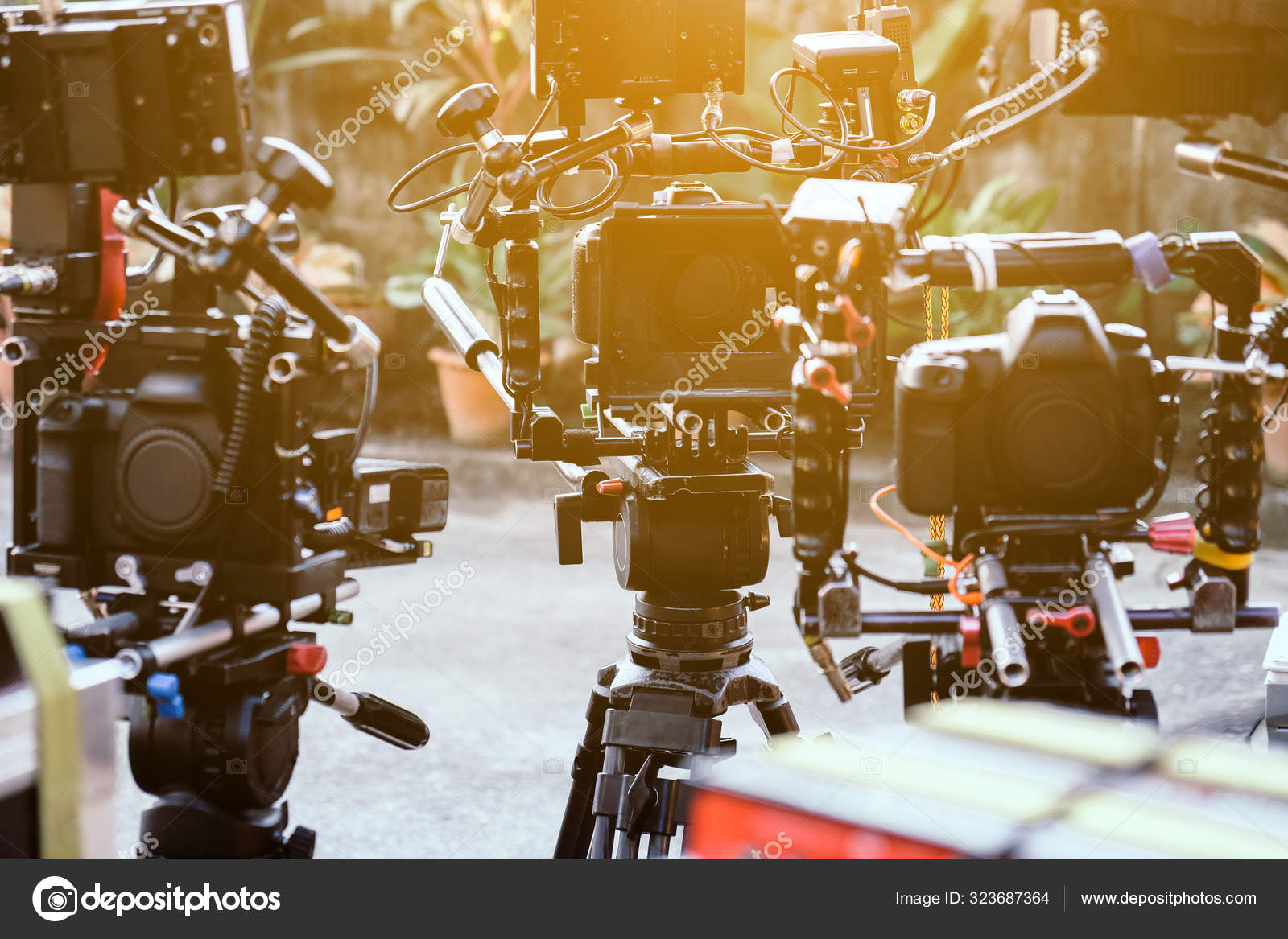Professional Camera Equipment Background Stock Photo by ©YAYImages ...