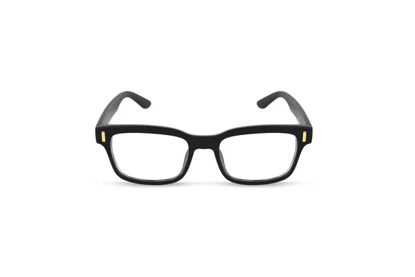 Gafas Ojo Negro Aisladas Blanco — Foto de Stock