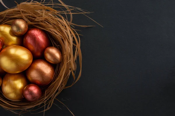 Joyeux Noël Symbole Salutation Élégant Nid Herbe Naturelle Bois Avec — Photo