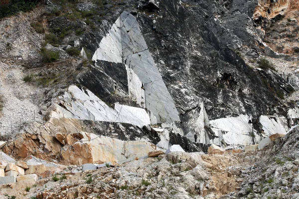 Marmorkvarnen Apuanska Alperna Carrara Toscana Italien — Stockfoto
