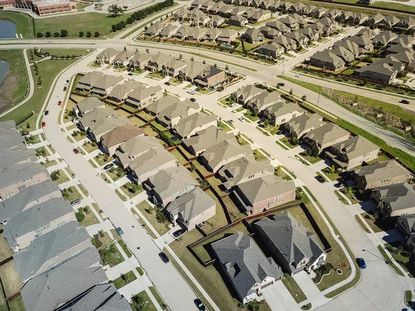 Aerial View New Residential Area School District North Dallas Τέξας — Φωτογραφία Αρχείου