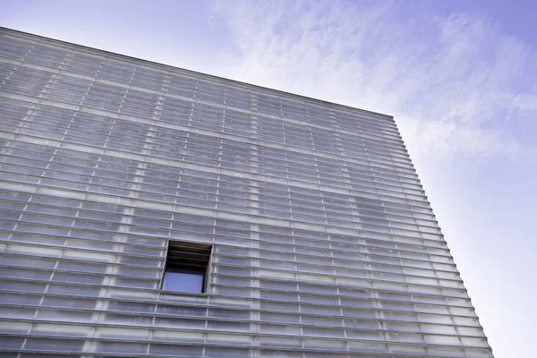 Moderner Fensterbau Detail Einer Fassade Der Stadt Moderne Architektur — Stockfoto