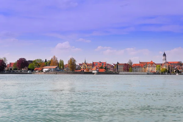 Vue Lindau Île Lindau Sur Côté Est Lac Constance Célèbre — Photo