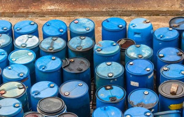 Several Barrels Toxic Waste Dump Stock Photo by ©YAYImages 258875636