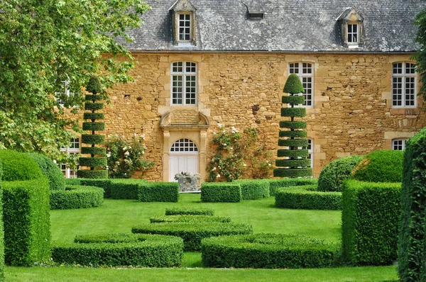 Франция Живописный Сад Мануара Эриньяка Дордоне — стоковое фото