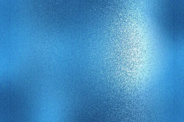 Textuur Van Blauwe Geborstelde Metalen Plaat Abstracte Achtergrond — Stockfoto
