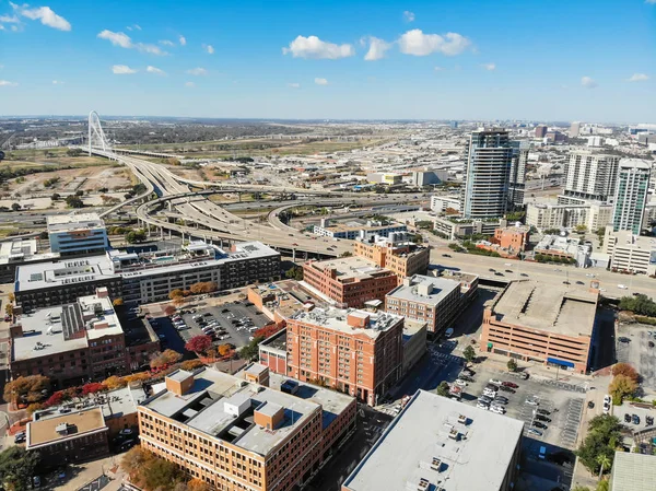 Aerial View Uptown Dallas Τέξας Σύγχρονο Κτίριο Κατοικιών Και Γραφείων — Φωτογραφία Αρχείου