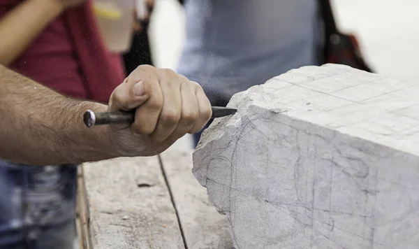 Різьблення Каменю Виготовлення Каменю Мистецтва Ремесел — стокове фото