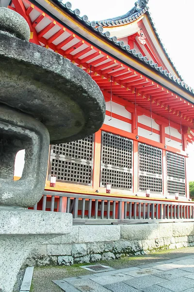 Lámpara Calle Stone Toro Kiyomizu Templo Dera Kioto — Foto de Stock