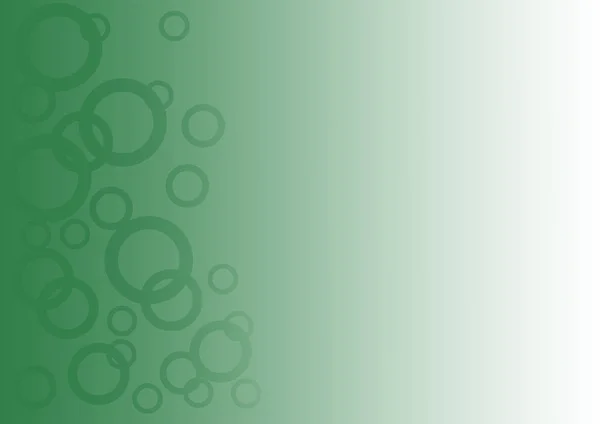 Grün Und Weiß Farbverlauf Hintergrund Mit Kreisen — Stockfoto