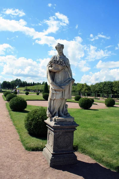Tsarskoe Selo Una Estatua Rusia Mis Otras Fotos San Petersburgo — Foto de Stock